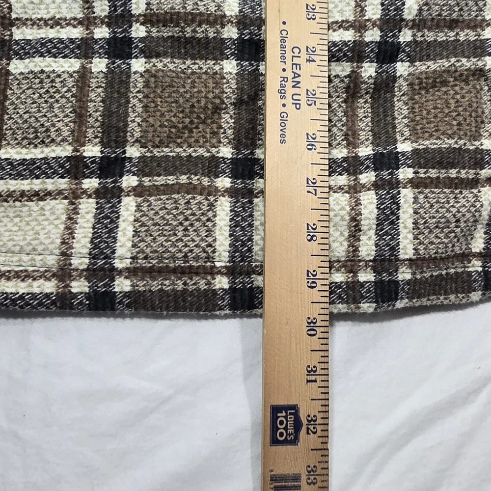 VINTAGE FUBU The Collection Shirt/Sweater LS Men's Adult Extra Large Brown Tan - Picture 12 of 13